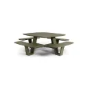 Squadro Picnic Tafel - 229x229cm | Jati Kebon