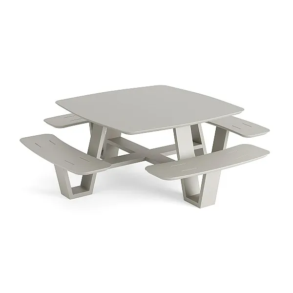 Squadro Picnic Tafel - 229x229cm | Jati Kebon