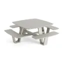 Squadro Picnic Tafel - 229x229cm | Jati Kebon