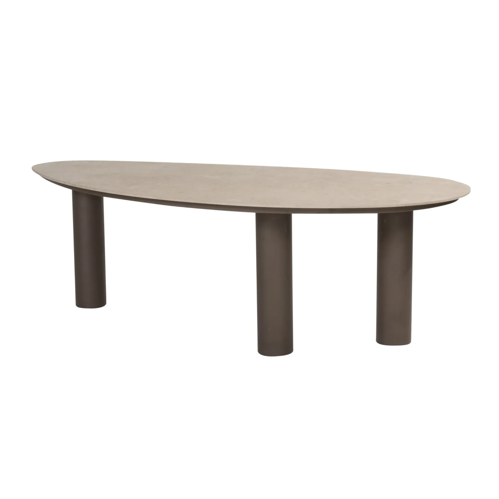 [KIT-ARI-DT-PBL] Arizona Tafel Pebble - 240x130cm - Ceramic Sabbia Panna | 4SO